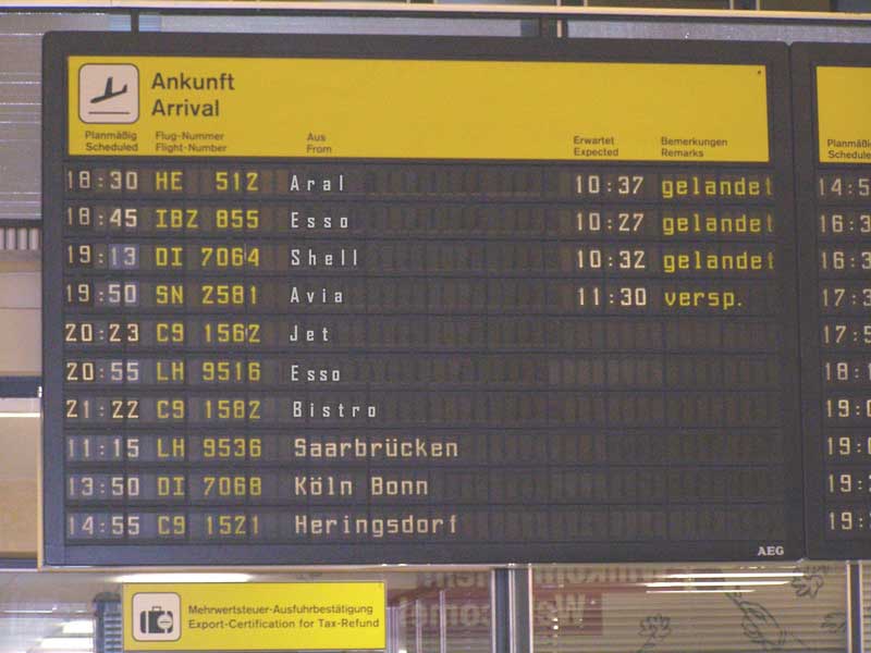 Timetable